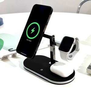 트리 3in1 무선충전기 삼성 갤럭시 워치 6 호환 고속 충전기 15W