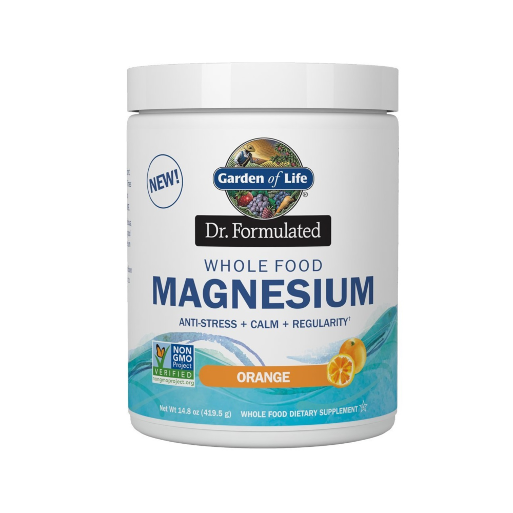 가든오브라이프 <b>닥터포뮬레이티드</b> 훌푸드 <b>마그네슘</b>파우더 오렌지 419.5g