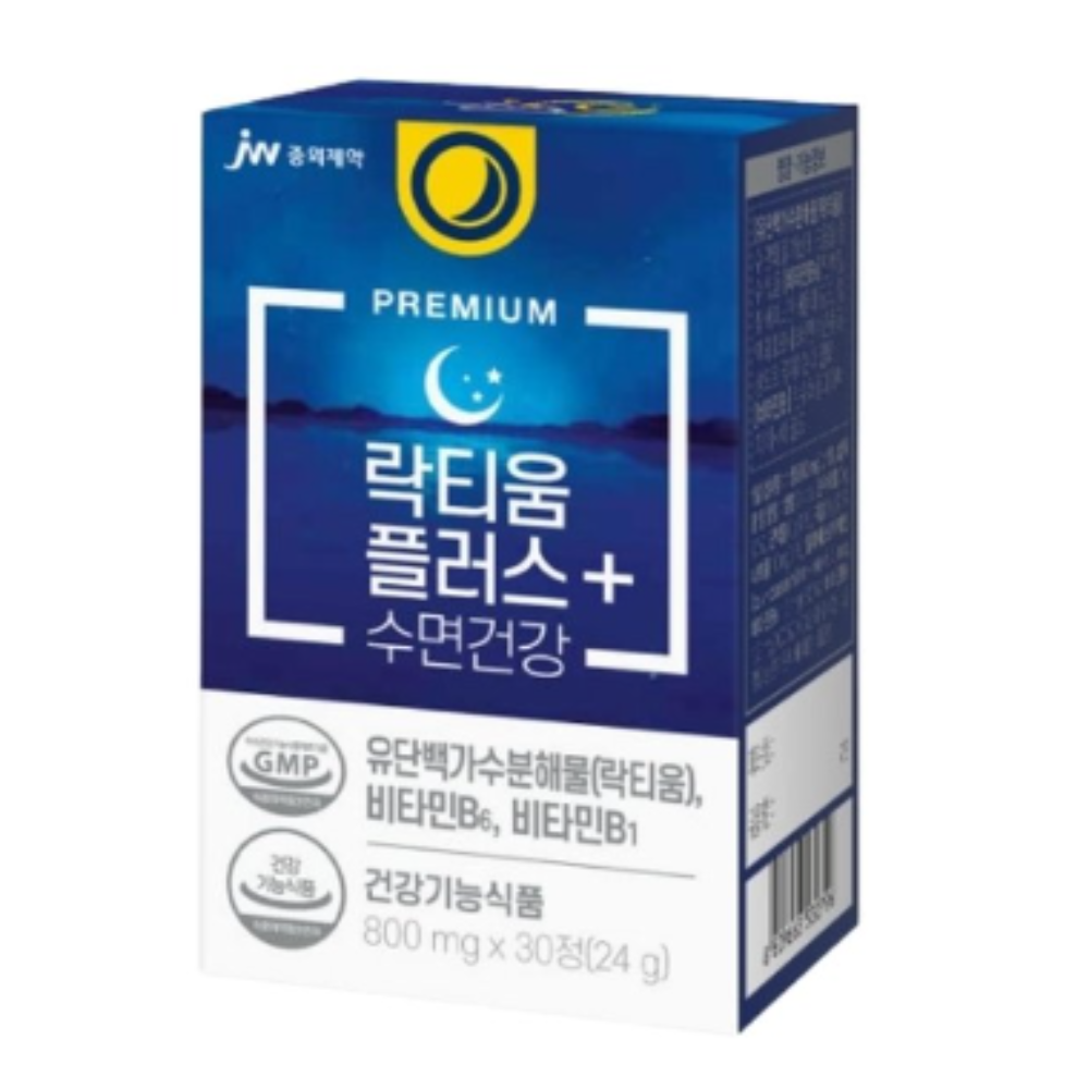 JW<b>중외제약</b> 락티움 플러스+<b>수면</b>건강 800mg x 30정
