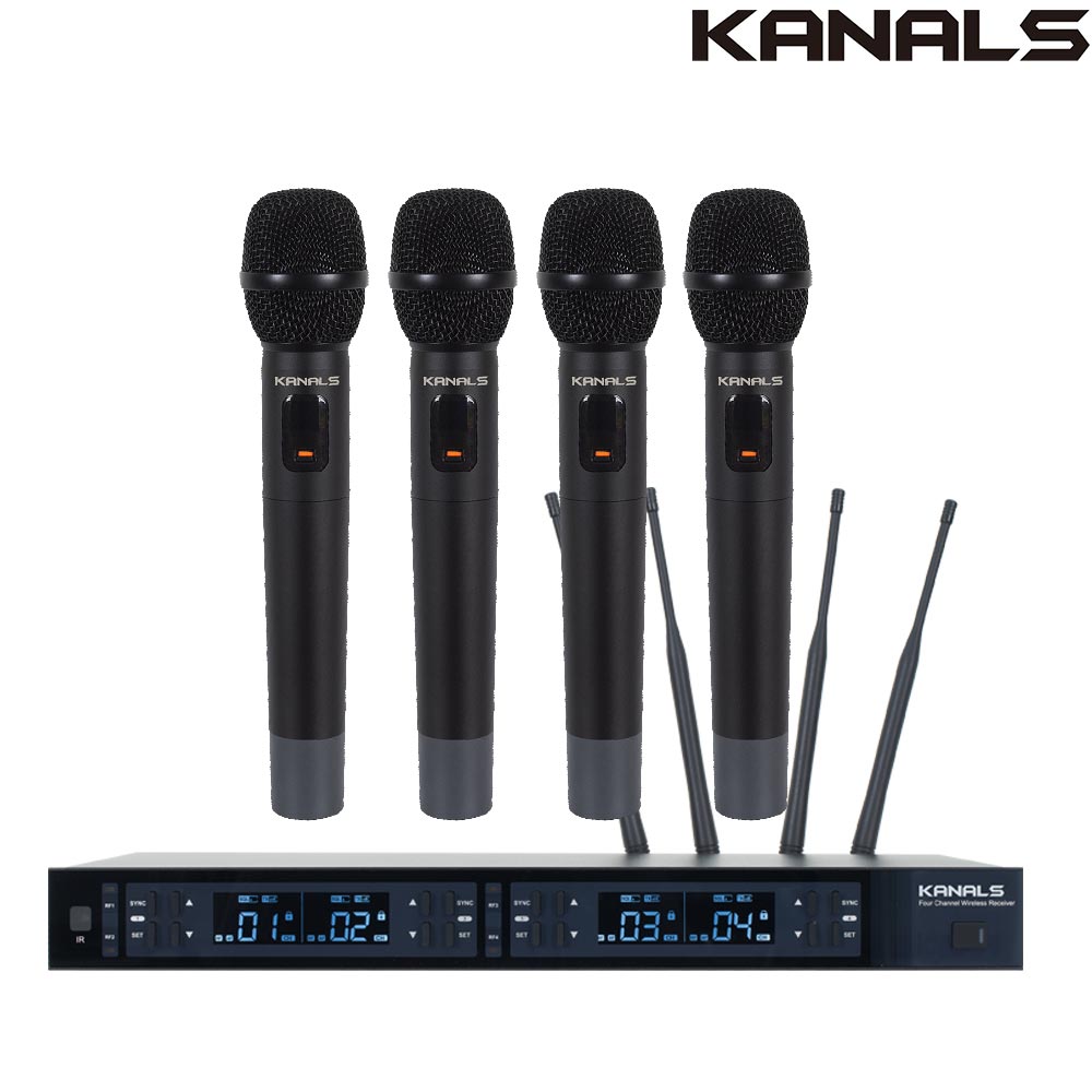 카날스 BK-4200 무선마이크 교회 공연용 방송용 핸드 핀 4채널 무선마이크 BK4200 판매처 상세 정보 이미지 3