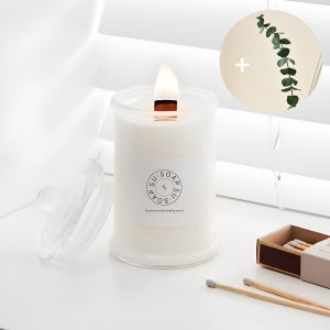 공기정화에 좋은 수솝 아로마 소이캔들 유칼립투스 350ml 집들이선물 실내방향제