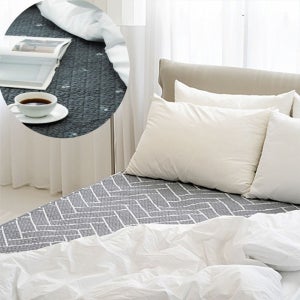 한일의료기 네베프 프리미엄 인공지능 EMF 워셔블 탄소 온열 매트 전기요 차콜블루 더블 140cmX180cm