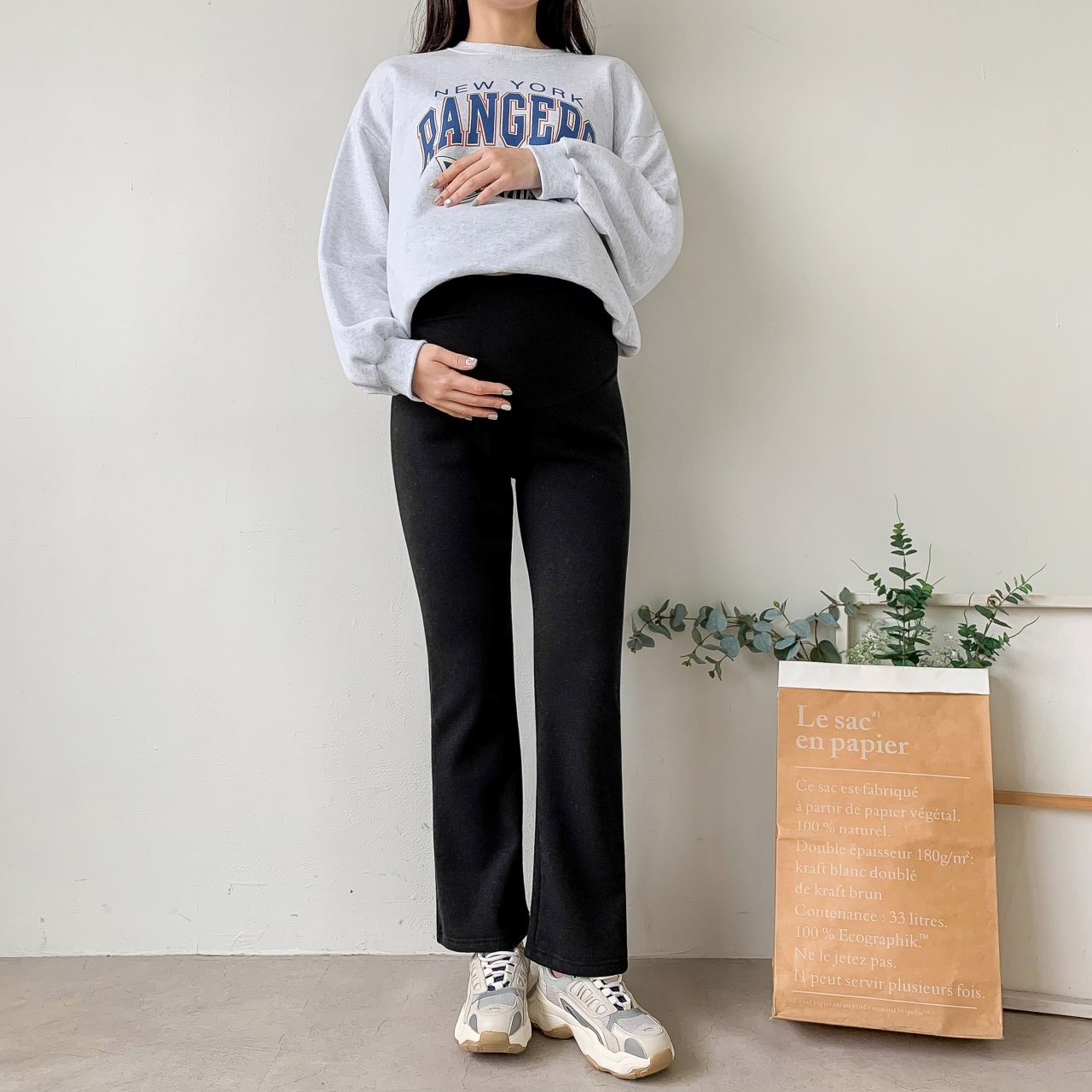 든든 기모 나팔 레깅스 임산부 바지 임부복 겨울 팬츠