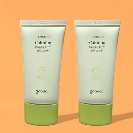 1+1 구달 맑은 어성초 진정 무기자차 선크림 50ml+50ml