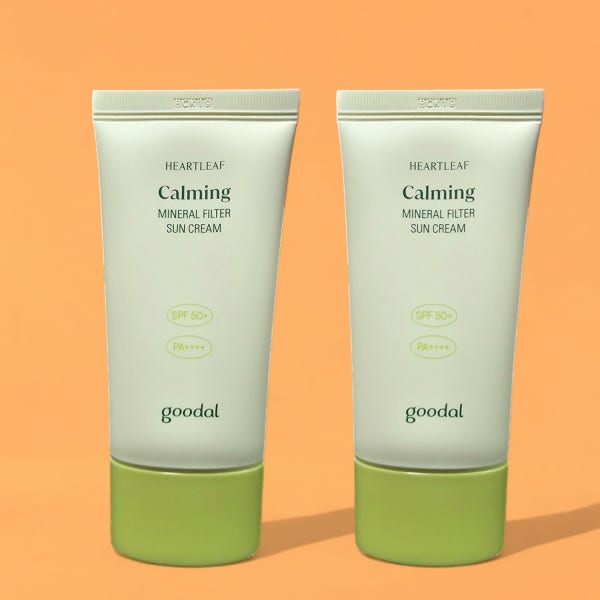 1+1 구달 맑은 어성초 진정 무기자차 선크림 50ml+50ml