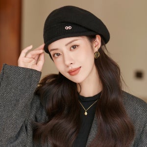 니트 베레모 여성 헌팅캡 빵 모자 화가모자