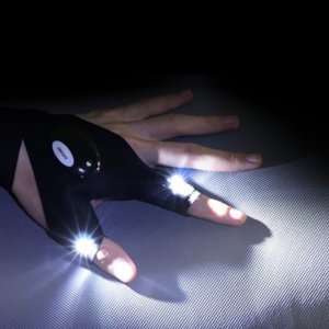LED 라이트장갑 밤 낚시글러브 야간작업장갑 캠핑후레쉬