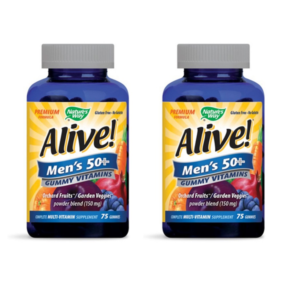 네이쳐스웨이 <b>얼라이브 맨 50</b>+비타민 구미 75구미