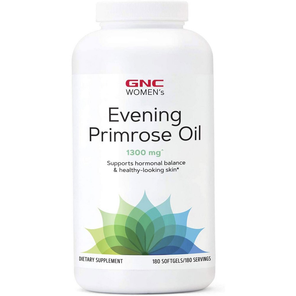 GNC 우먼스 달맞이오일 <b>이브닝 프림로즈 오일 1300mg</b> 180정