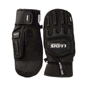 루디스 국가대표 LUP01MG11 블랙 알파인 스키 보드 레이싱 벙어리 방한 가죽 장갑