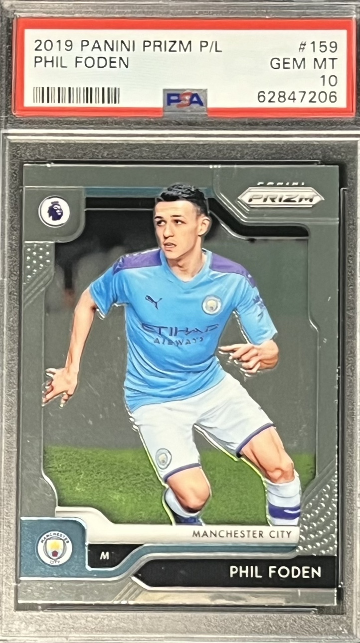 [스포츠카드] 2019-20 파니니 프리즘 프리미어리그 필 포든 Phil Foden PSA 10 등급 루키 카드 (맨시티/EPL)