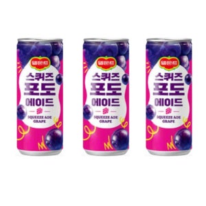 델몬트 스퀴즈 포도에이드 240ml x 30캔