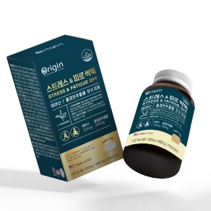 오리진 스트레스 피로싹뚝 (2개월분) 테아닌 수면 보조 홍경천추출물