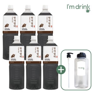 아임드링크 내몸에좋은 헛개열매 서리태 1000ml 6병 진액 원액 액기스 농축액