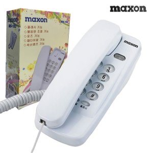 맥슨 벽걸이전화기 Ms-103/화이트 탁상겸용 유선전화기 일반 사무실 업소용 매장 집 전화기