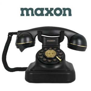 맥슨 유선 전화기 MS-501 가정용 사무용 사무실 클래식 무광 검정