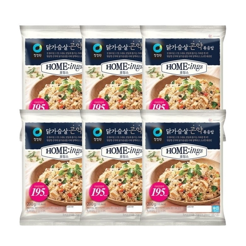 청정원 호밍스 닭가슴살 곤약 볶음밥 성분 분석
