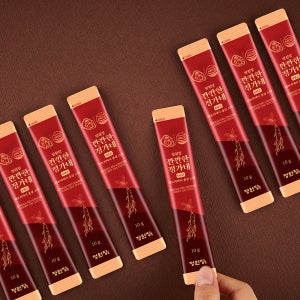 정원장 장홍삼 고려 국내산 6년근 대용량 홍삼스틱 수험생 온가족 부모님 1.1kg, 1개