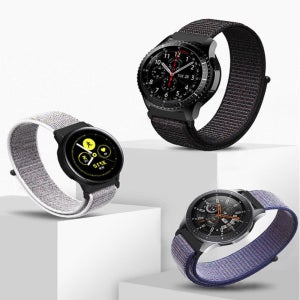 갤럭시워치 벨크로 파스텔 포인트 찍찍이 스포츠 시계줄 스트랩 밴드 줄 42MM 46MM SM-R810/R815/R800/R805