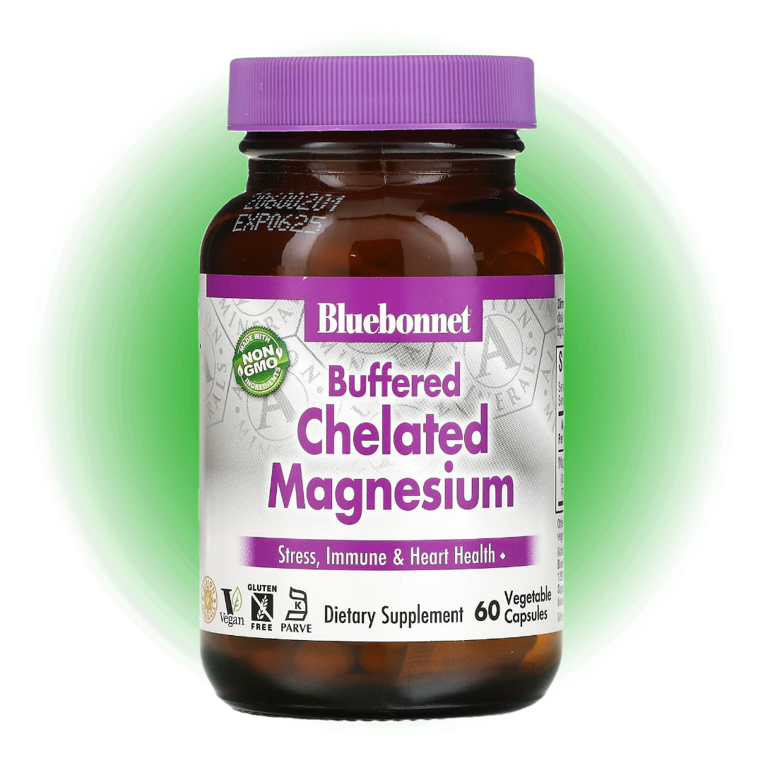 블루보넷 <b>버퍼드</b> 킬레이트 <b>마그네슘</b> 60,베지캡슐 Chelated <b>Magnesium</b>