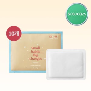 소소이지 파스형 붙이는 핫팩 선물용 40g 10개