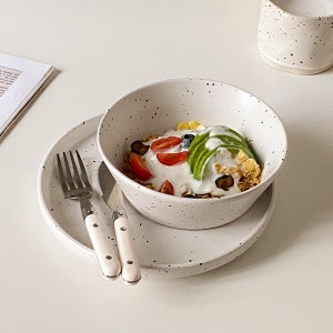 더굿즈 오레오 화이트 접시 그릇 브런치 식기 접시