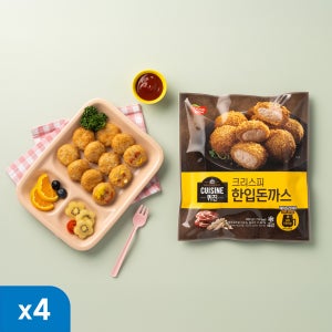 동원 퀴진 크리스피 한입돈까스 450g 4봉