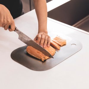 창대장장 도마 스텐 캠핑 플레이팅 항균 스테인레스 소형