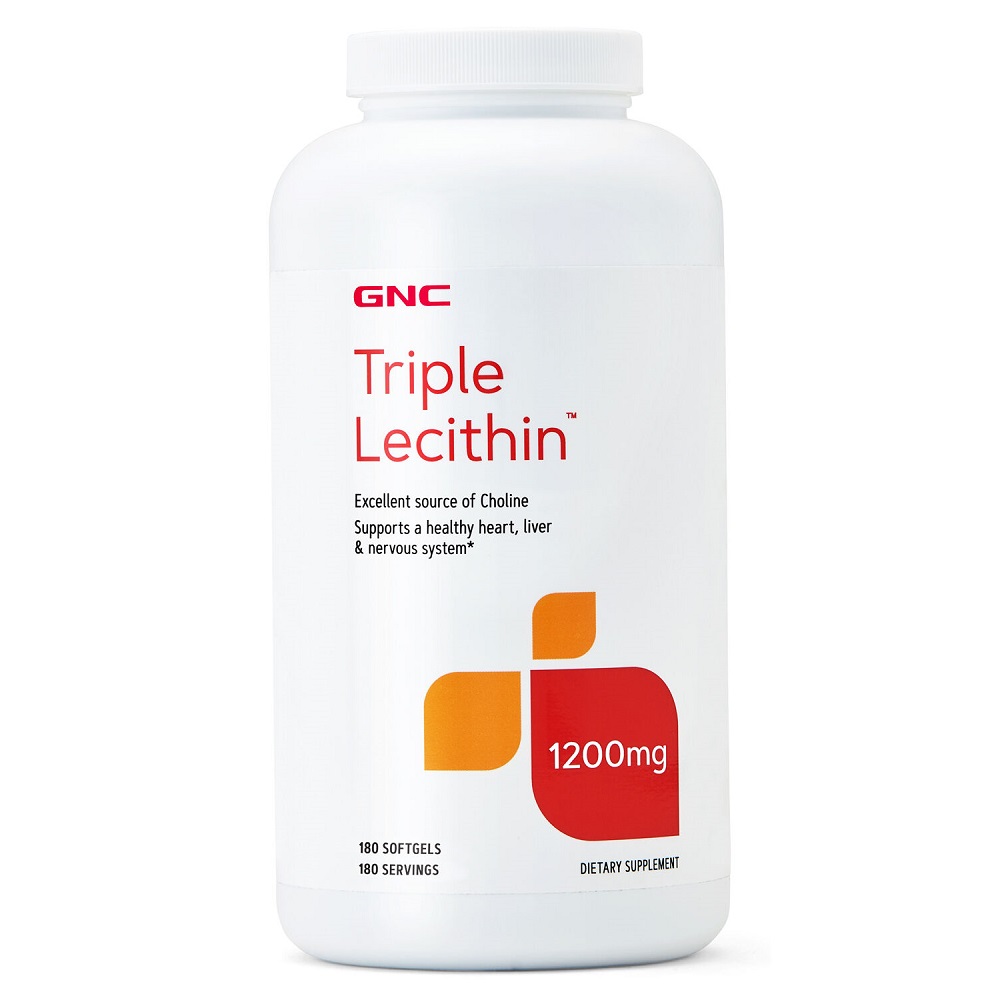 GNC 트리플 <b>레시틴 1200mg</b> 180정 (소프트젤)