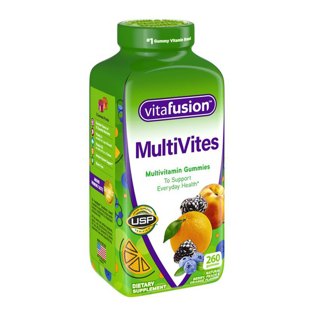 <b>비타퓨전</b> 멀티바이트 260정 구미 멀티비타민 <b>Vitafusion</b> Multivites
