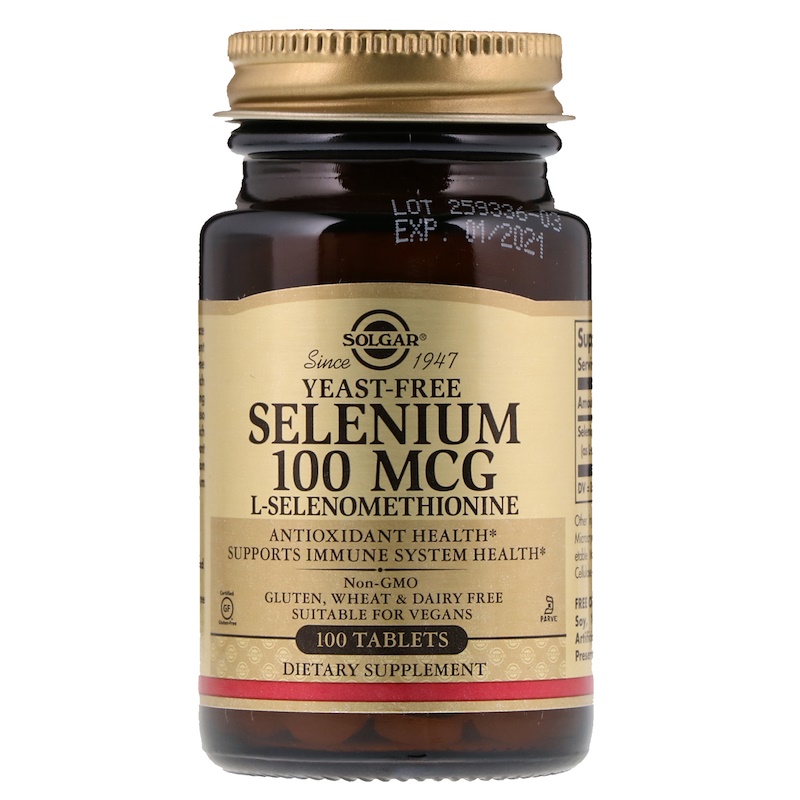 솔가 이스트 프리 셀레늄 100mcg 100정 (타블렛)