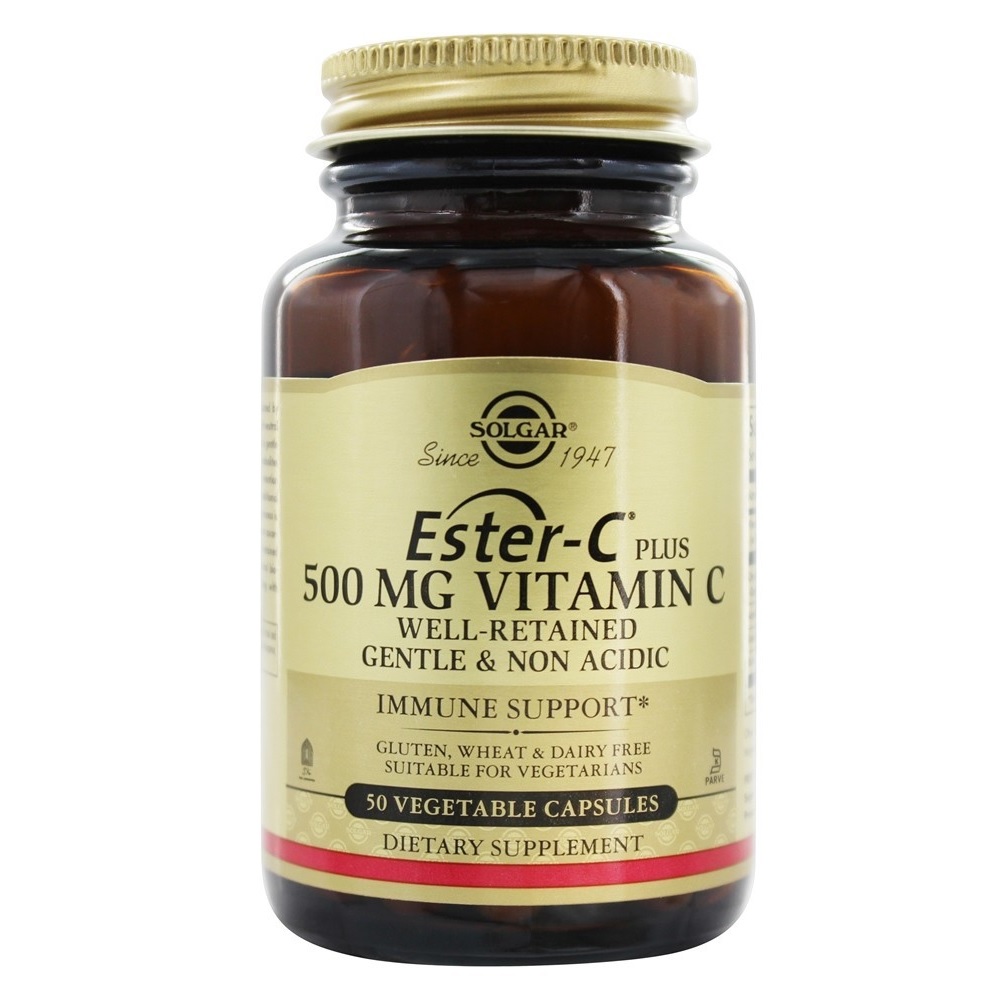 솔가 <b>에스터</b> <b>C 플러스</b> <b>비타민C</b> <b>500mg</b> 50정 베지캡슐 Solgar Ester <b>C</b>