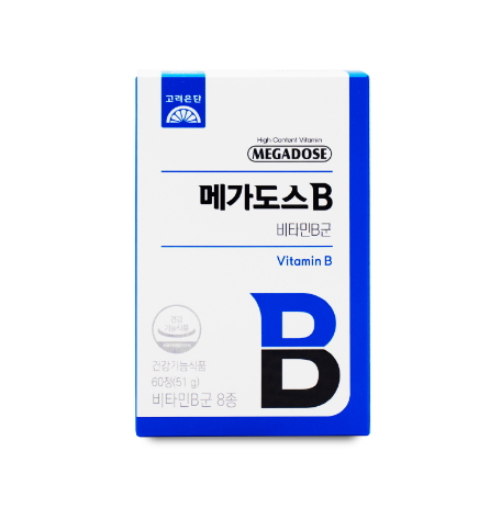 고함량 고용량 비타민B군 컴플렉스 60정 비타민비 음식 복합체 영양제