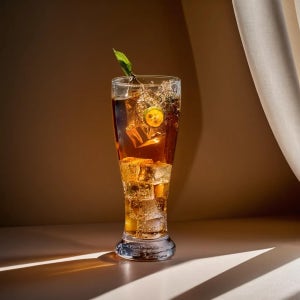 더굿즈 롱 바이젠 비어 글라스 유리컵 유리잔 430ml 6p