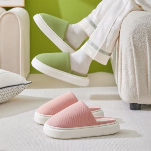 털실내화 겨울 실내화 방한 슬리퍼 양털 거실화 실내 거실 사무실