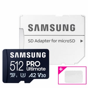 삼성 마이크로 SD카드 스마트폰 블랙박스 고프로 외장 메모리카드 512G Pro Ultimate + 케이스