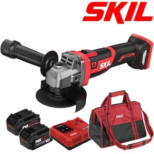 스킬 충전 그라인더 앵글 전동 SKIL 20V AG2907SE20 배터리2개