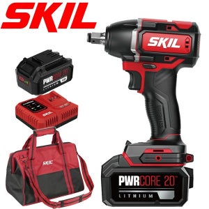 스킬 충전 임팩렌치 20V SKIL IW5739SE20 배터리2개