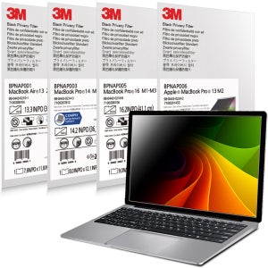 3M 정보 보안 필름 애플 맥북 프로 에어 13.3형부터 2세대 원단 더 선명 터치 기능