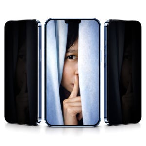 렉스 안묻고 안보이고 매트 사생활보호 지문방지 필름 2매 세트 휴대폰 액정보호필름