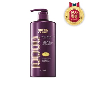 엘라스틴 맥주효모 비오틴클리닉 샴푸 1000ml 1개