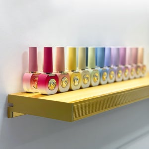 윈텍 네일가구 네일빅선반 골드 1단 와이드 선반