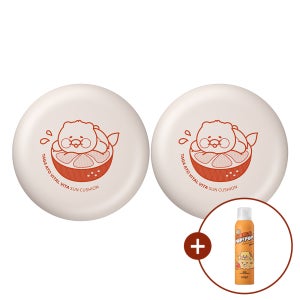 [리틀춘식이 에디션] 타가 비건 비타 선쿠션 14g x2 + 버블팝 휘핑 클렌저 랜덤 증정 / 유아 키즈 무기자차 온가족 선크림 (SPF 50+ PA++++)