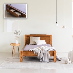 흙침대 205 V2 포그니처황토숯볼 서랍온열침대 슈퍼싱글 온돌