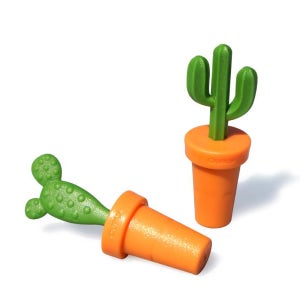 퀄리디자인 선인장 와인스토퍼 와인병 마개