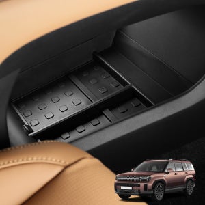 싼타페 튜닝 TPE 콘솔트레이 하단 MX5 다용도 수납함