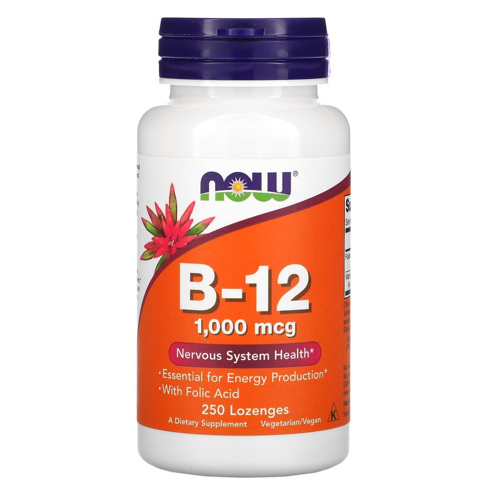 나우 비타민 코드 B12 <b>시아노 코발라민</b> 1,000 mcg 250정