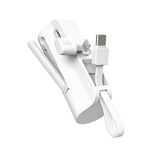 LAAON 20W 고속충전 보조배터리 2IN1 2가지동시 충전기능 C타입 8핀 거치대 ITB-QPB5000mini