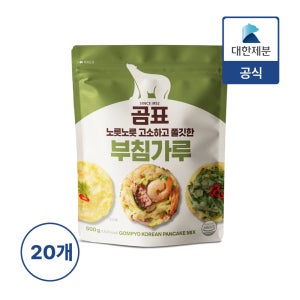 [소비기한 26.03.19]곰표 부침가루 500g, 20개