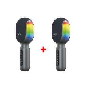 rozet 노래방마이크 무선 블루투스 RX-3200 (그레이+그레이)